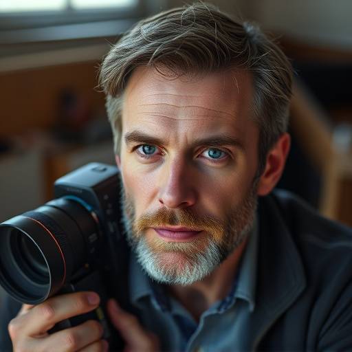 Portrait de Marc Leclerc, photographe